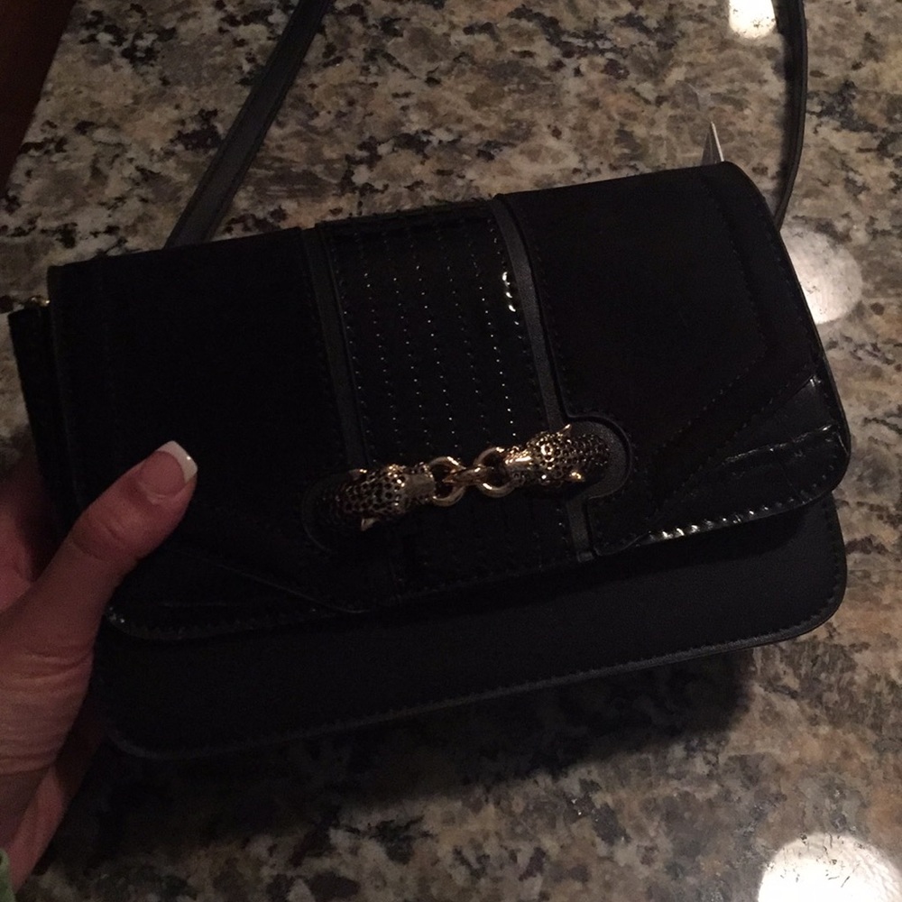 TopShop black shoulder or crossbody purse.